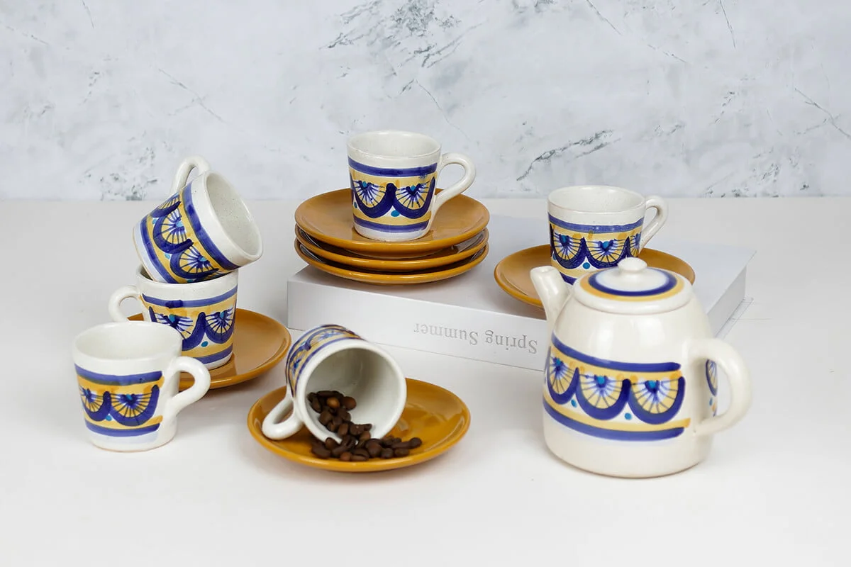 ceramica-service à cafe-pavo