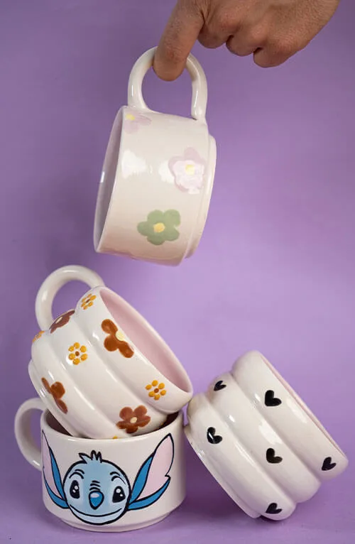 collection mugs en céramique chez Ceramica+ Tunisie