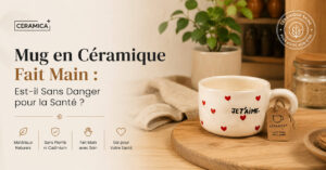 danger mug en céramique fait main sur la santé