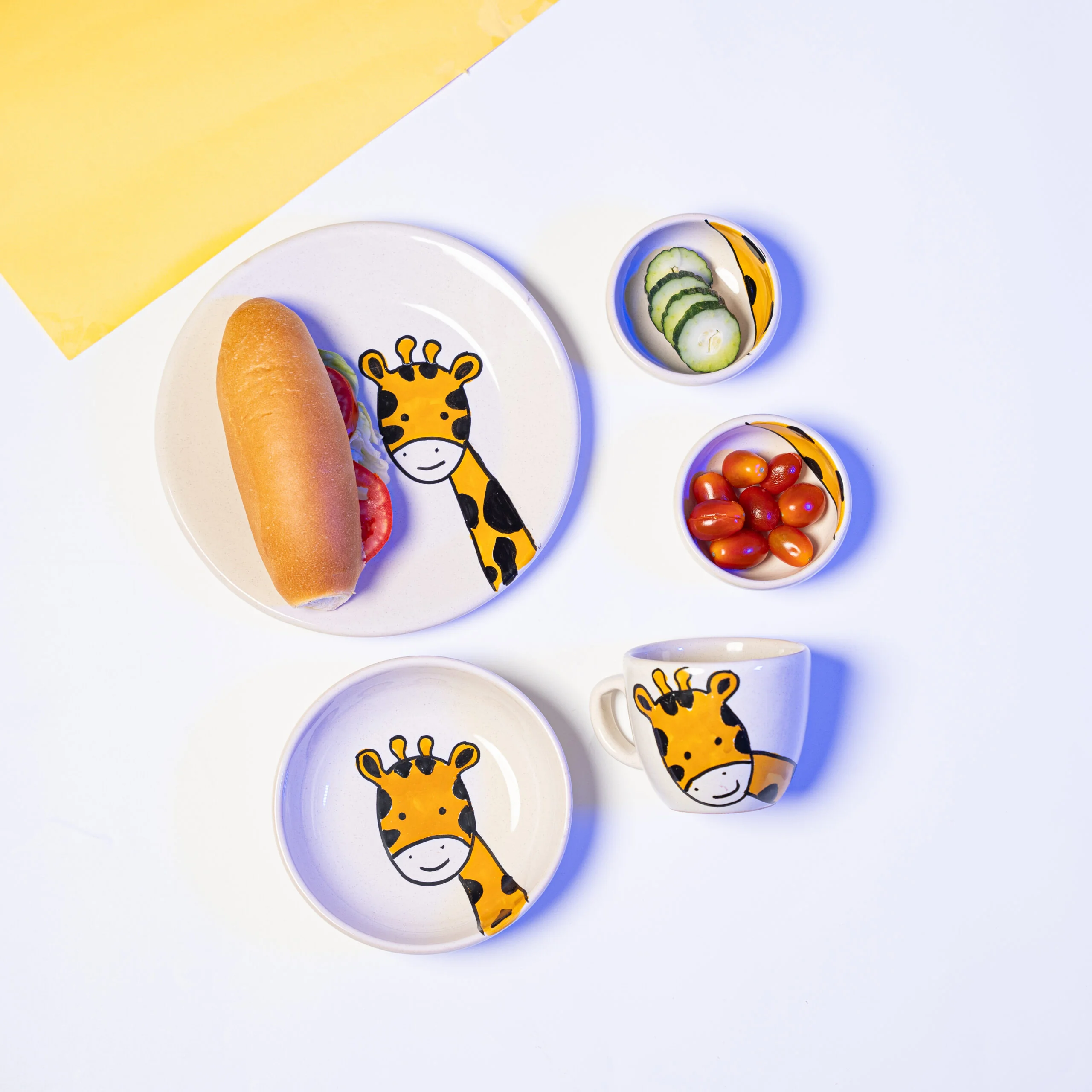 Vaisselle kids set colorée et ergonomique pour enfants en Tunisie