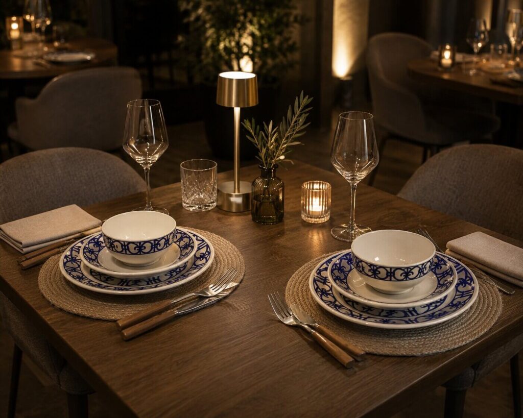 service à table en céramique pour restaurant en tunisie